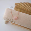 Cloudy Gleam Pendant (Rose Gold) WearZing Rose Quartz 