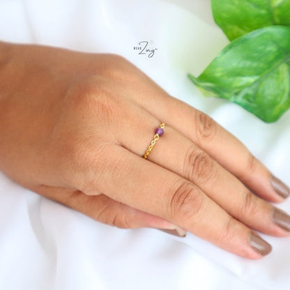 Dainty Chain Rings Jewelry WearZing 