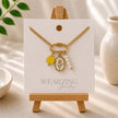 Solstice Tulip Trio Charm Necklace