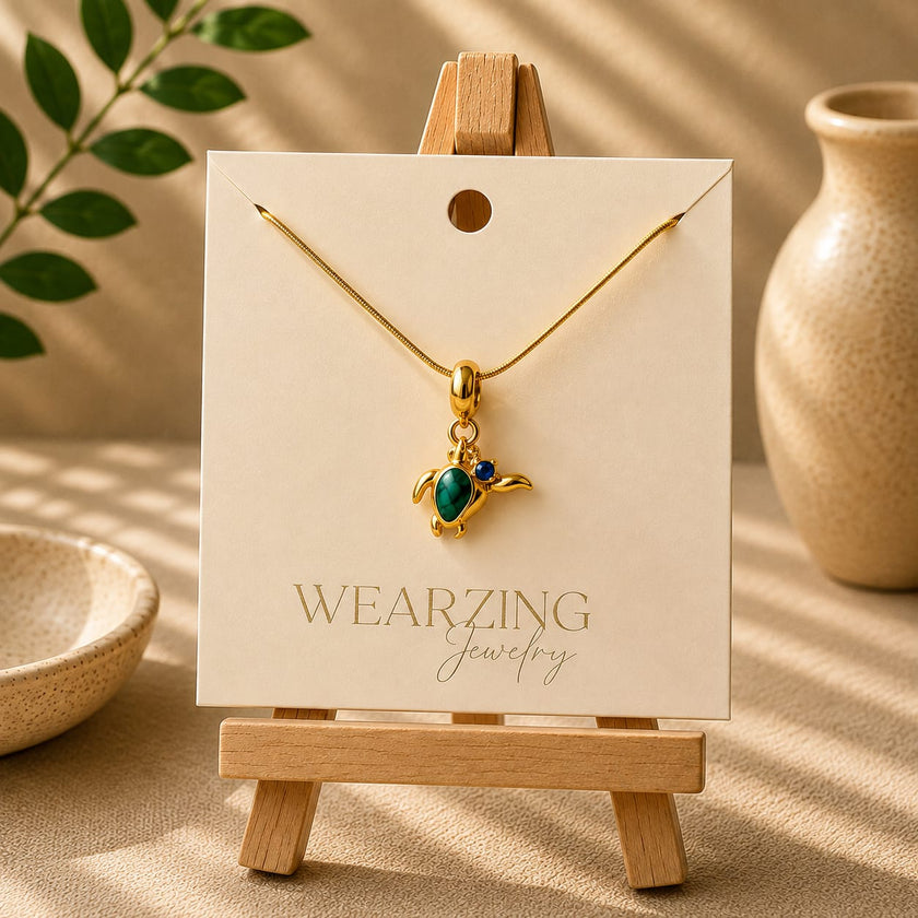 Lucky Tortoise Charm Necklace