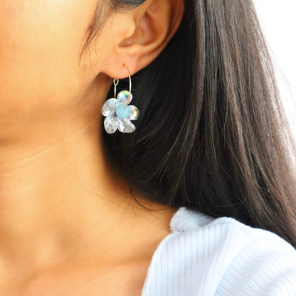 Flora Gem Earrings Jewelry WearZing 