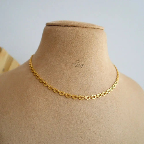 Heart Cut Clavicle Chain WearZing - Crystal Jewelry Store in India