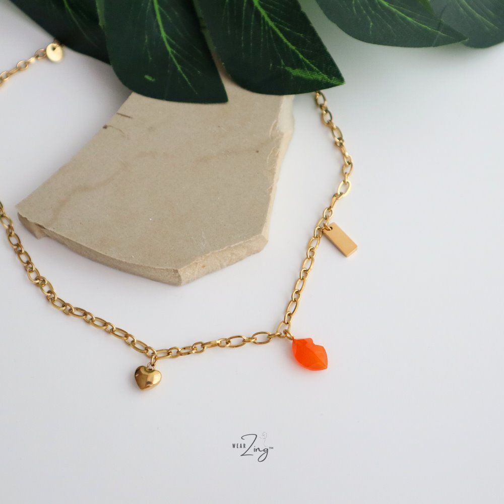 Kiss of Carnelian Neckpiece WearZing 