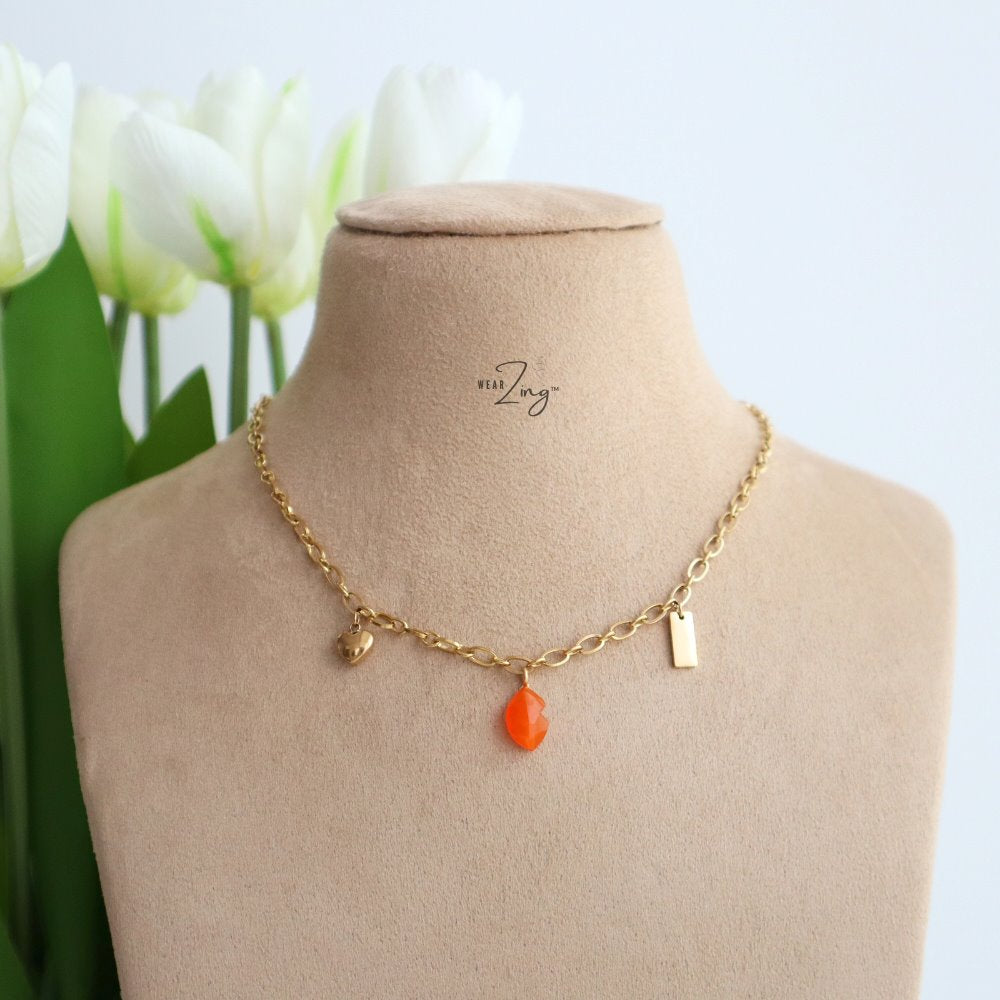 Kiss of Carnelian Neckpiece WearZing 