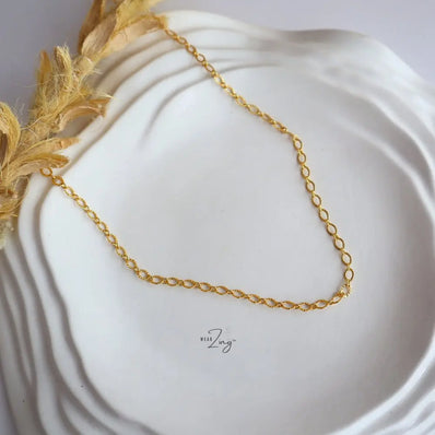 Mini Oval Clavicle Chain WearZing - Crystal Jewelry Store in India