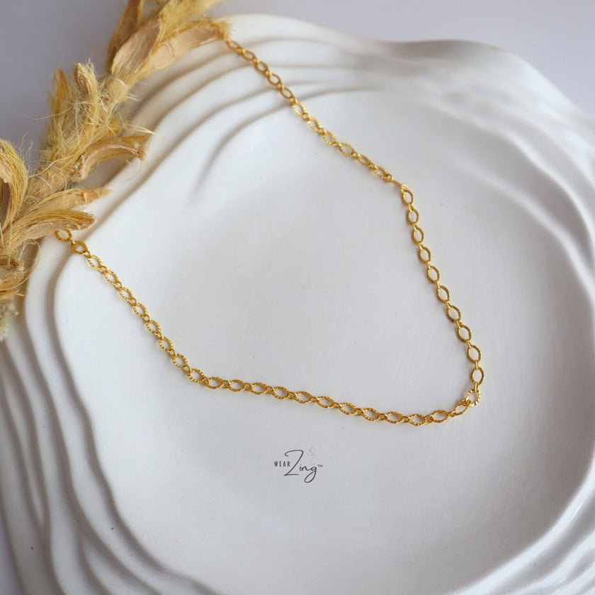 Mini Oval Clavicle Chain WearZing 