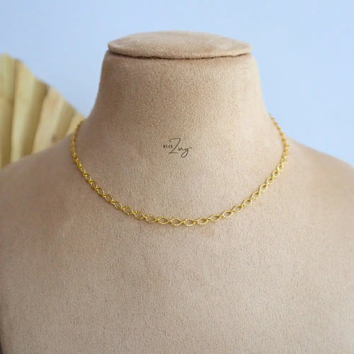 Mini Oval Clavicle Chain WearZing - Crystal Jewelry Store in India
