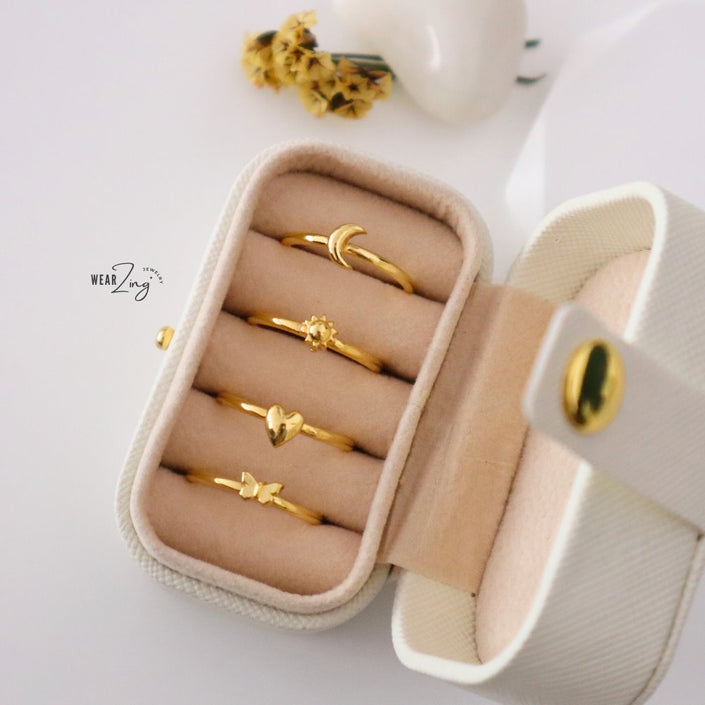 Minimal Charm Rings WearZing 