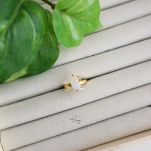 Minimal Moon Ring WearZing - Crystal Jewelry Store in India