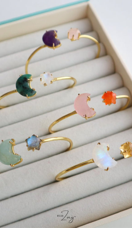 Moon Star Bracelet WearZing 