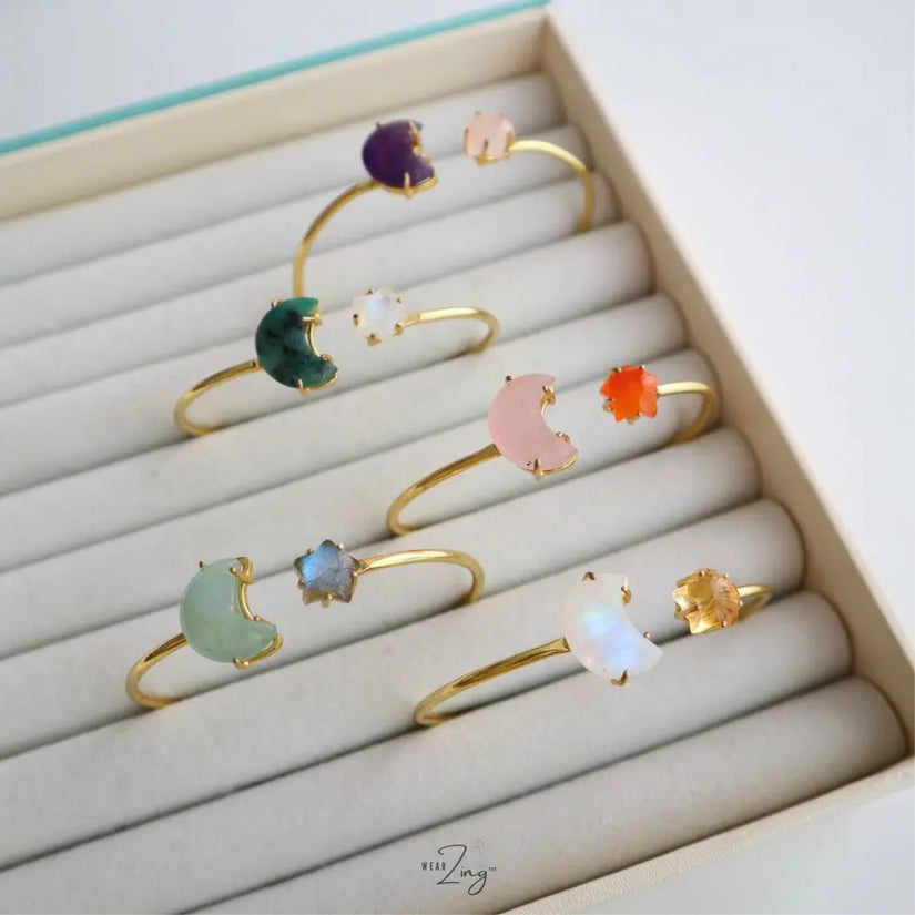 Moon Star Bracelet WearZing - Crystal Jewelry Store in India