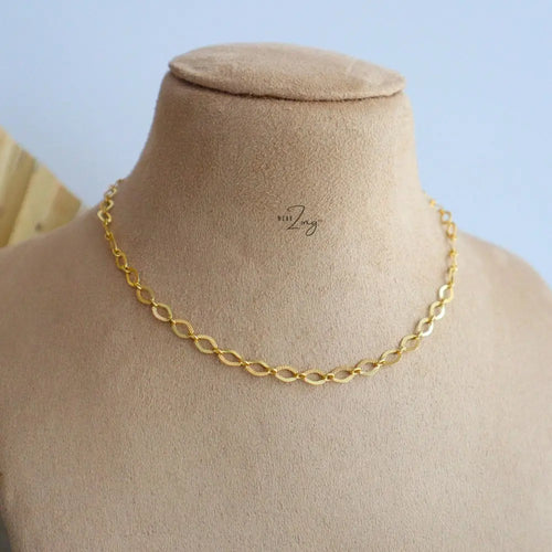 Oval Clavicle Chain WearZing - Crystal Jewelry Store in India