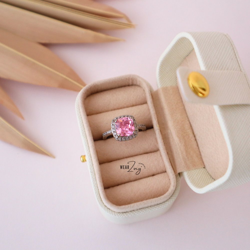 Princess Pink CZ Ring WearZing 