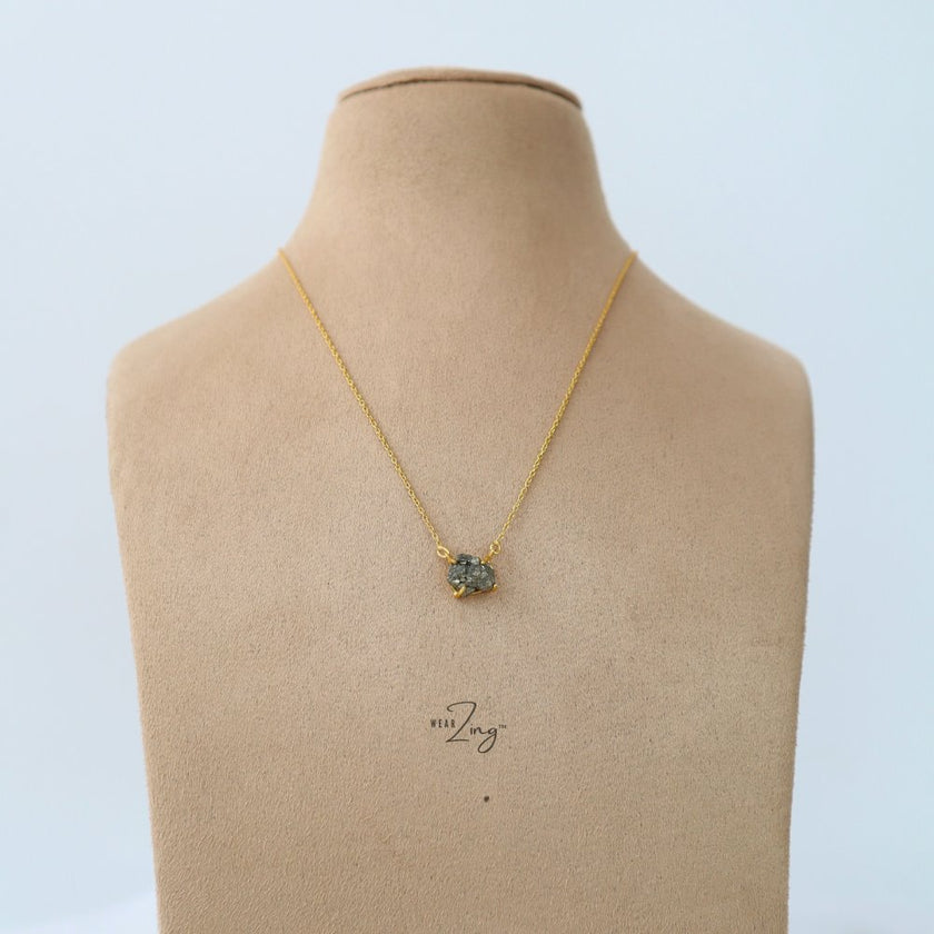 Pyrite Raw Pendant WearZing 