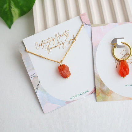 Raw Carnelian Set WearZing 