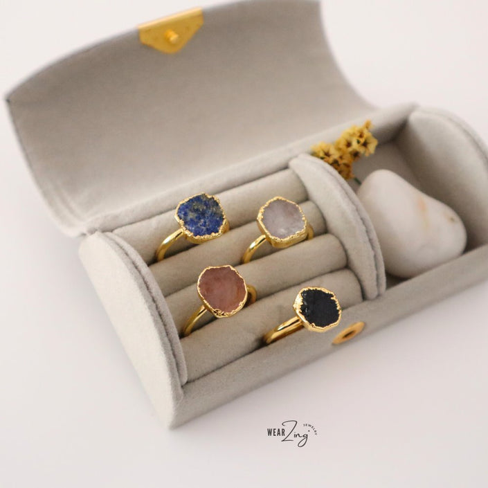 Raw Crystal Rings WearZing 