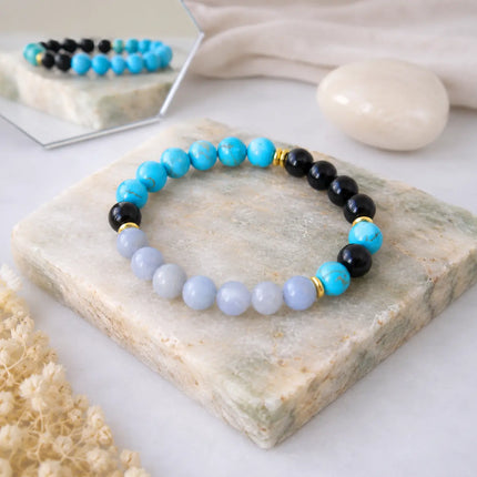Healing Positivity Combo Bead Bracelet WearZing - Crystal Jewelry Store in India