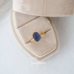 Tanzanite Crystal Ring