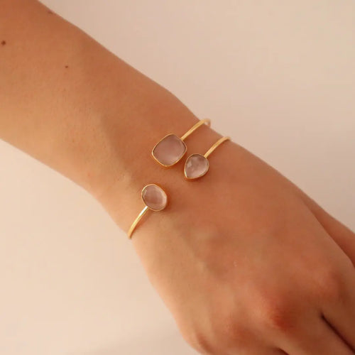 Rose Quartz Casa Bracelet WearZing - Crystal Jewelry Store in India