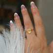 Citrine Dine Ring WearZing - Crystal Jewelry Store in India