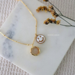 Quartz Smiley Pendant