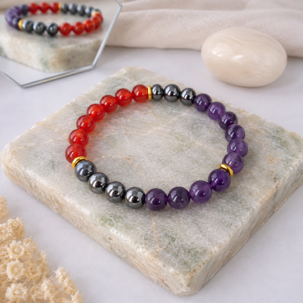 Power Focus Combo Bead Bracelet