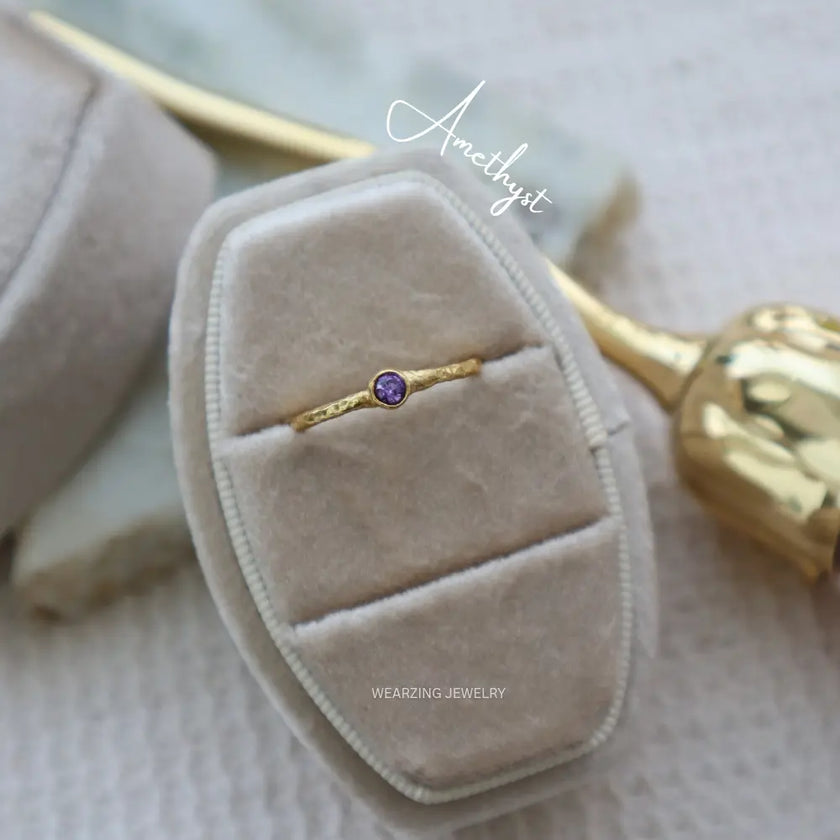 Riti Textured Ring Bands WearZing - Crystal Jewelry Store in India