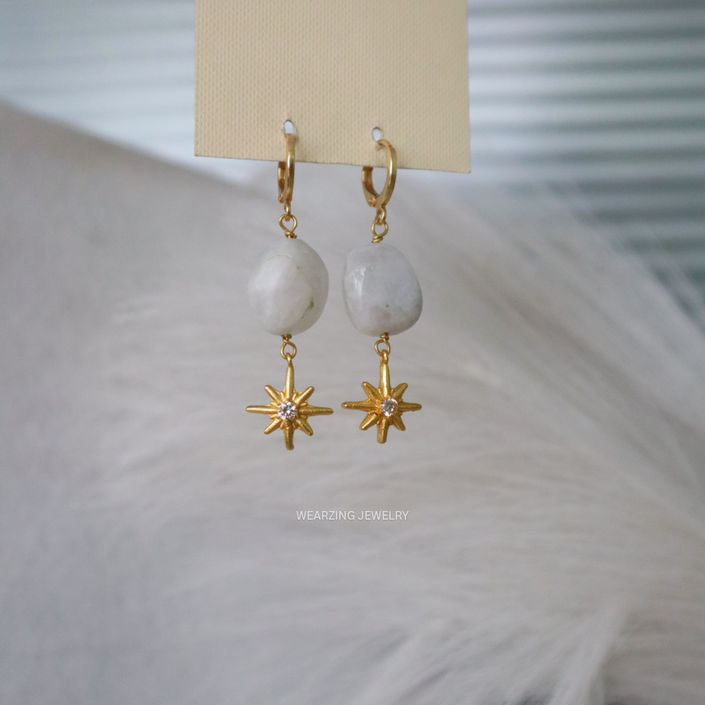 Moonstone Tumble Star Huggies