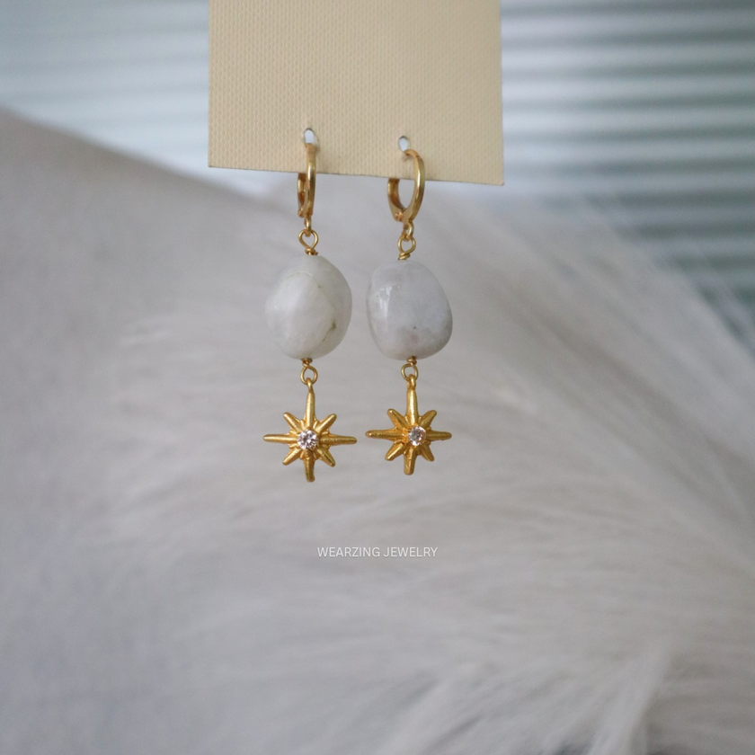 Moonstone Tumble Star Huggies