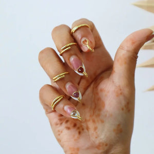 Crush Tip Nail Ring WearZing - Crystal Jewelry Store in India