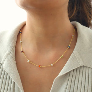 Multi Chips Neckpiece WearZing - Crystal Jewelry Store in India