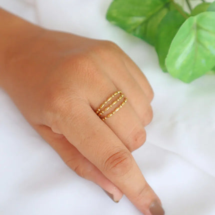 Satire Chain Ring WearZing - Crystal Jewelry Store in India