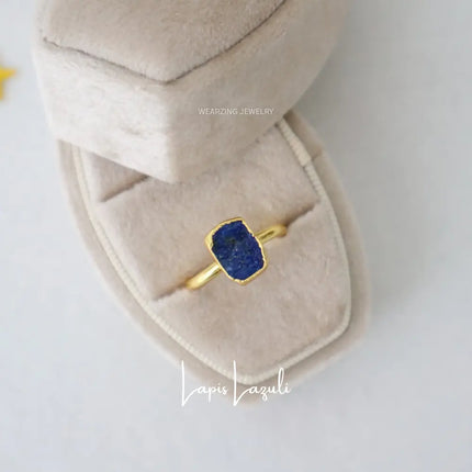 Lapis Crystal Ring WearZing - Crystal Jewelry Store in India