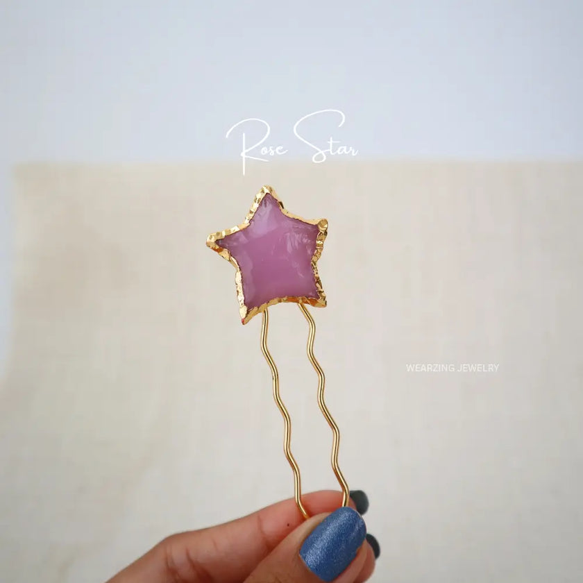 Crystal Star Hair Pin WearZing - Crystal Jewelry Store in India