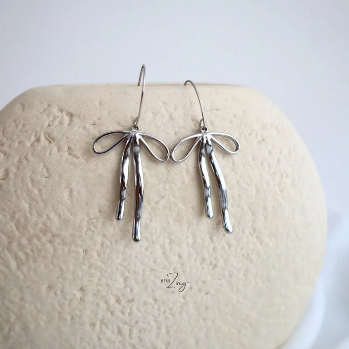 Silver Coquette Drops WearZing - Crystal Jewelry Store in India