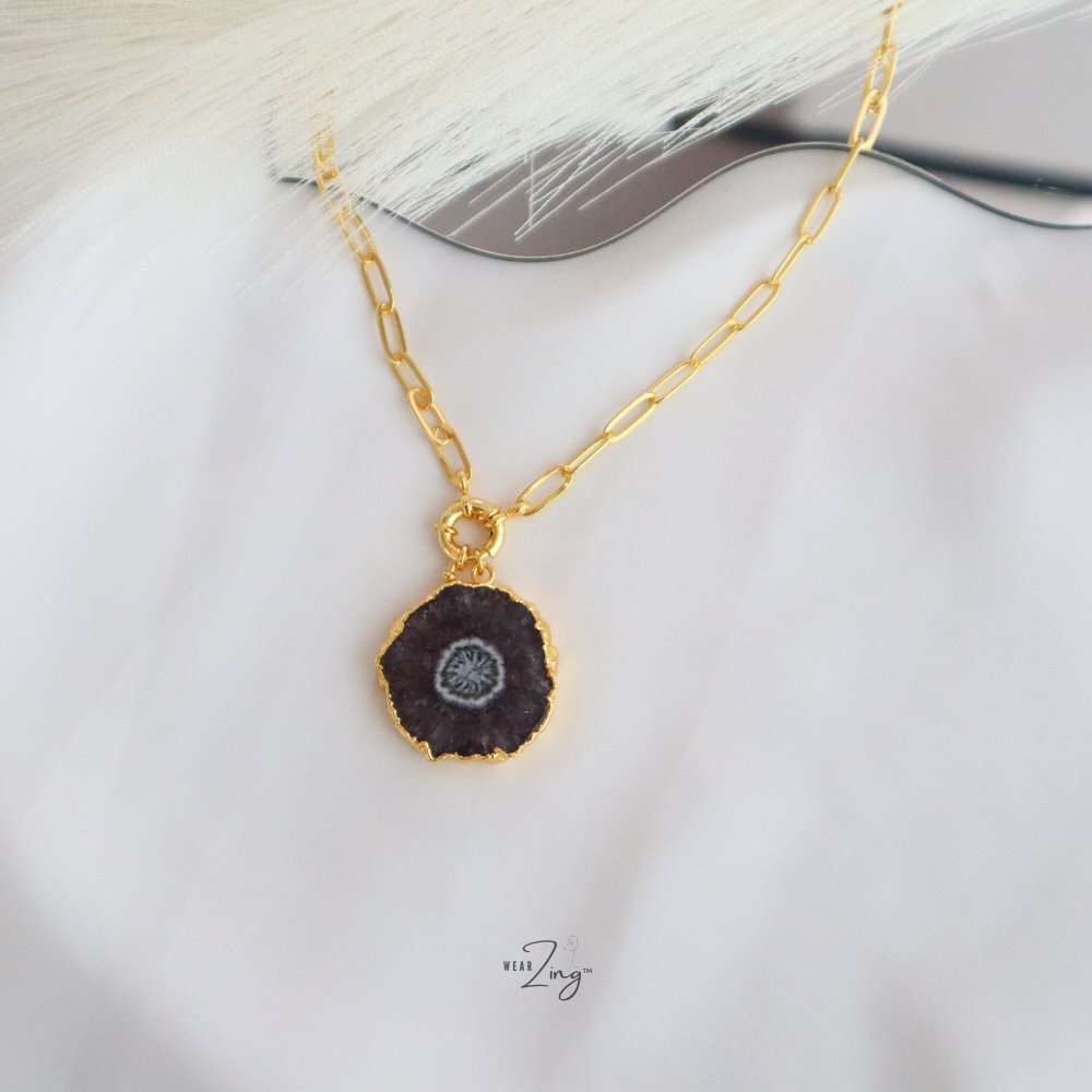 Statement Solar Pendant WearZing Black 