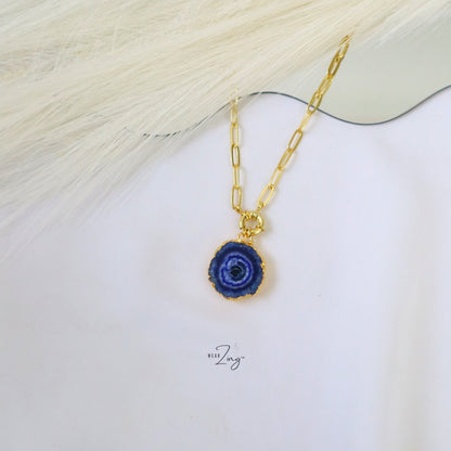 Statement Solar Pendant WearZing Blue 2 