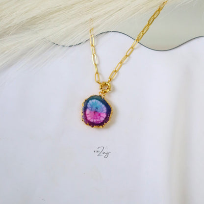 Statement Solar Pendant WearZing Double Color 