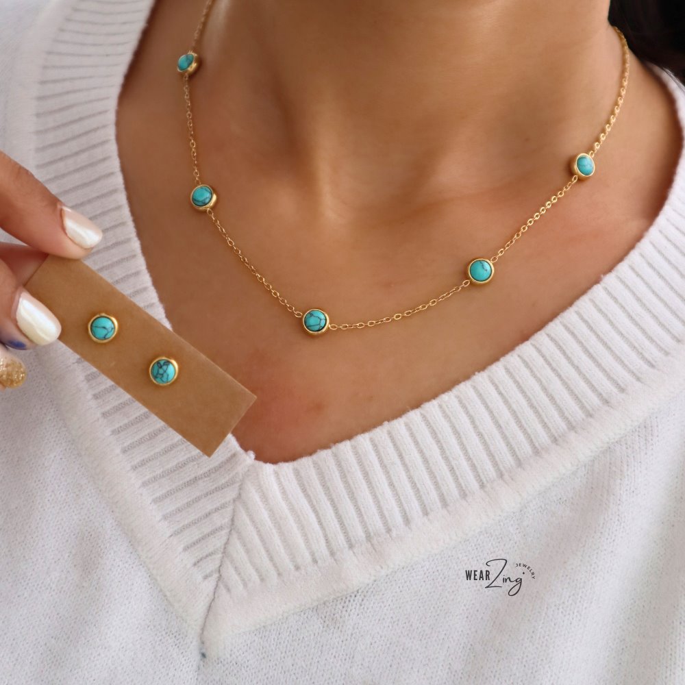 Turquoise Bead Set WearZing 