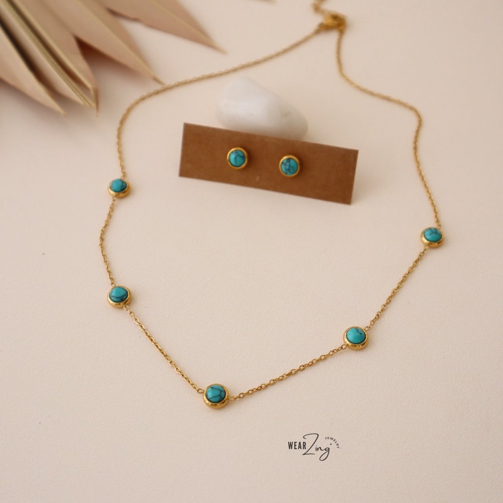 Turquoise Bead Set WearZing 