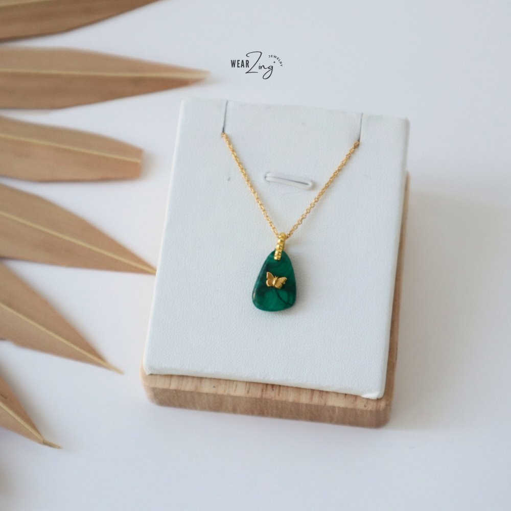 Zest Charm Pendants WearZing Malachite 