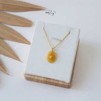 Zest Charm Pendants WearZing Yellow Aventurine 