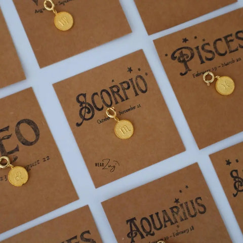 Zodiac Sign Celestial Charm WearZing - Crystal Jewelry Store in India