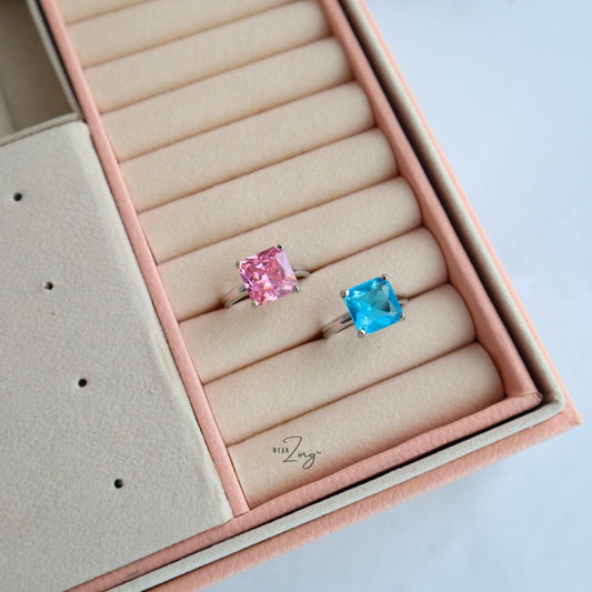 CZ Cube Ring WearZing 