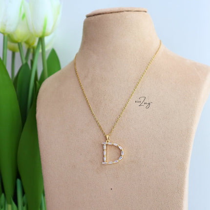 Letter D Embellish Pendant WearZing 