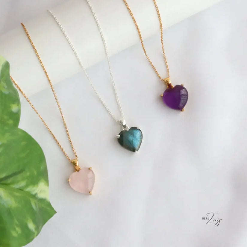 Amore Gem Pendant WearZing - Crystal Jewelry Store in India