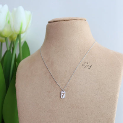 Lucky 7 Silver Pendant WearZing 