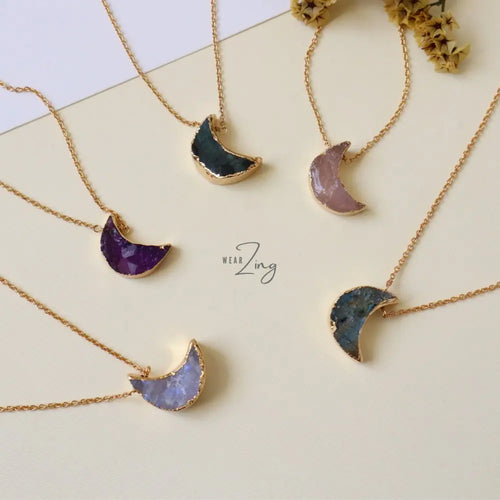 Moon Pendants WearZing - Crystal Jewelry Store in India