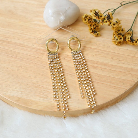 Oval Bling Earrings WearZing 