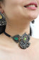 Oxidized Neckpiece Set 3 WearZing - Crystal Jewelry Store in India